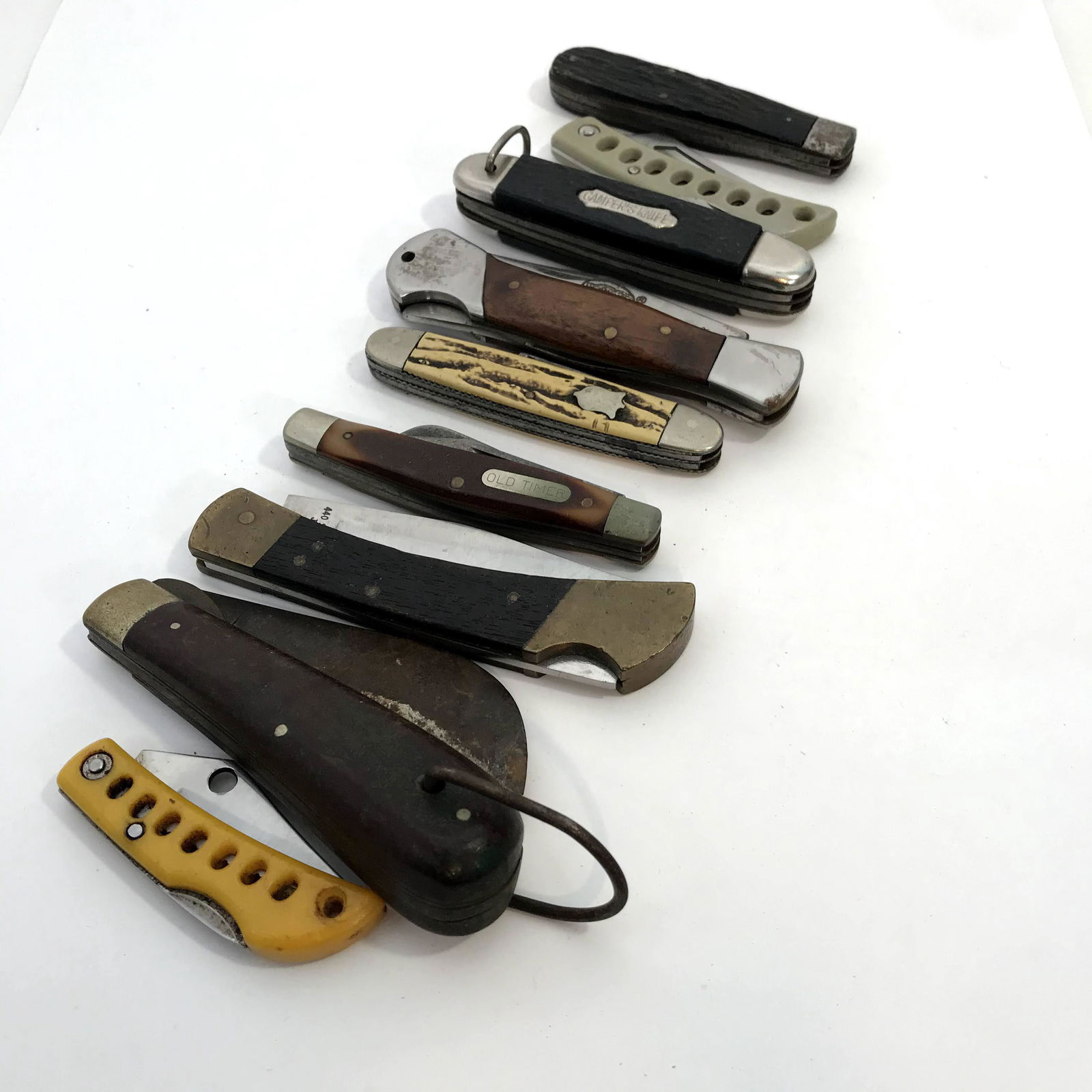 Vintage Lot Of 9 Old Pocket knives folding knifes View (1 of 3)