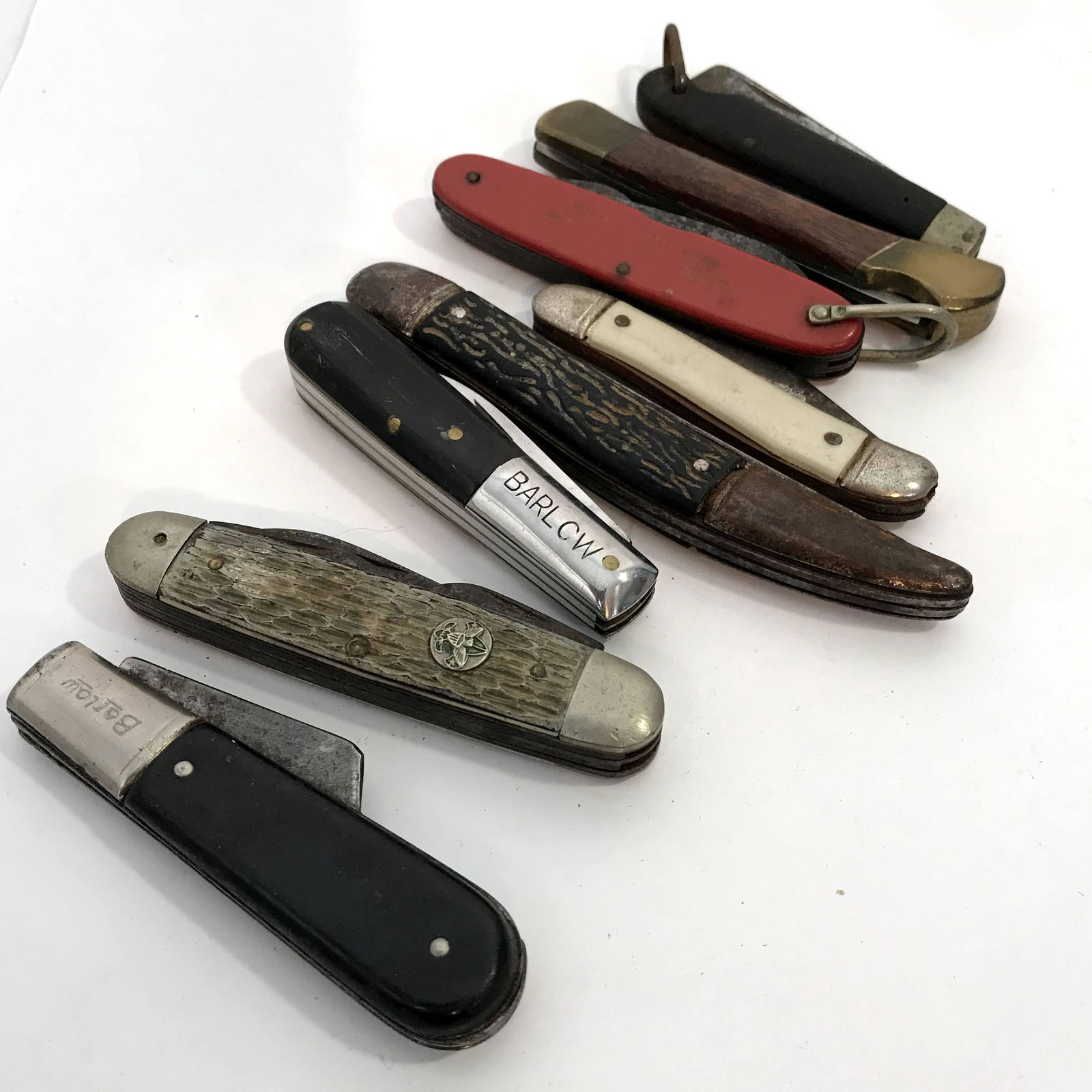 Vintage Lot Of 8 Old Pocket knives folding knifes View (1 of 4)