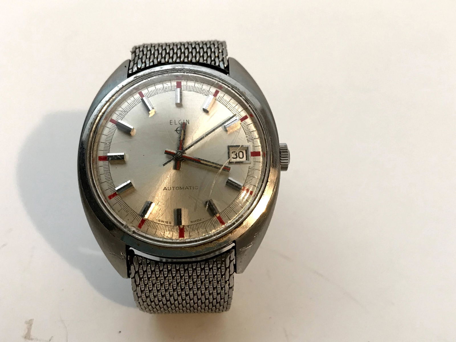 Vintage Elgin Manâ€™s Automatic Wrist Watch Working!!! (1 of 4)