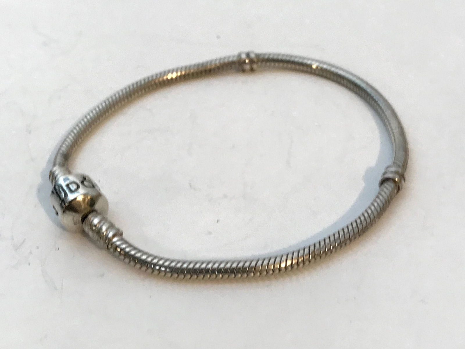 Authentic Pandora sterling Silver Bracelet 925 (1 of 3)