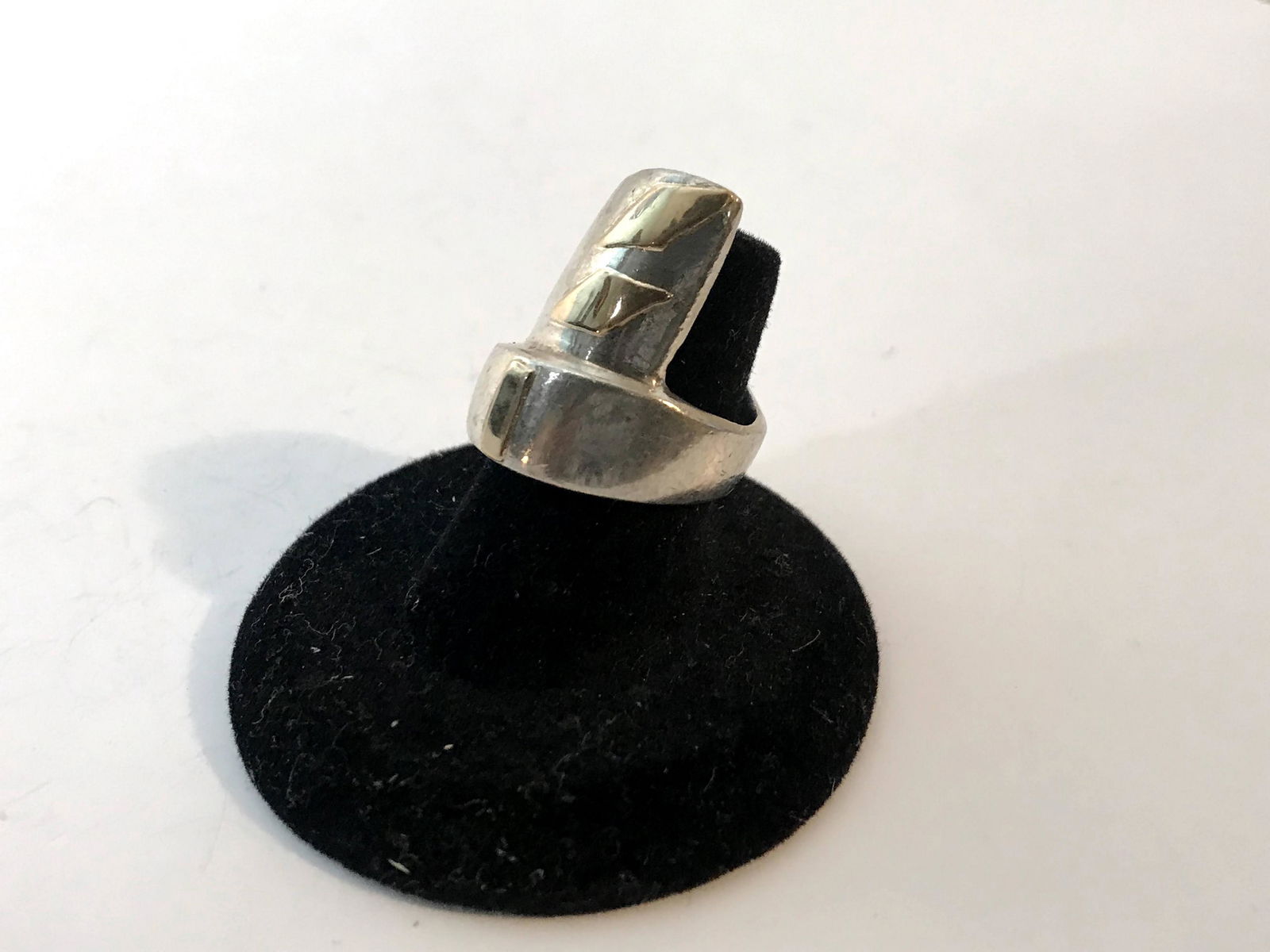 Solid Sterling Silver Ring 925 Large Heavy Jewelry 14kt (1 of 5)