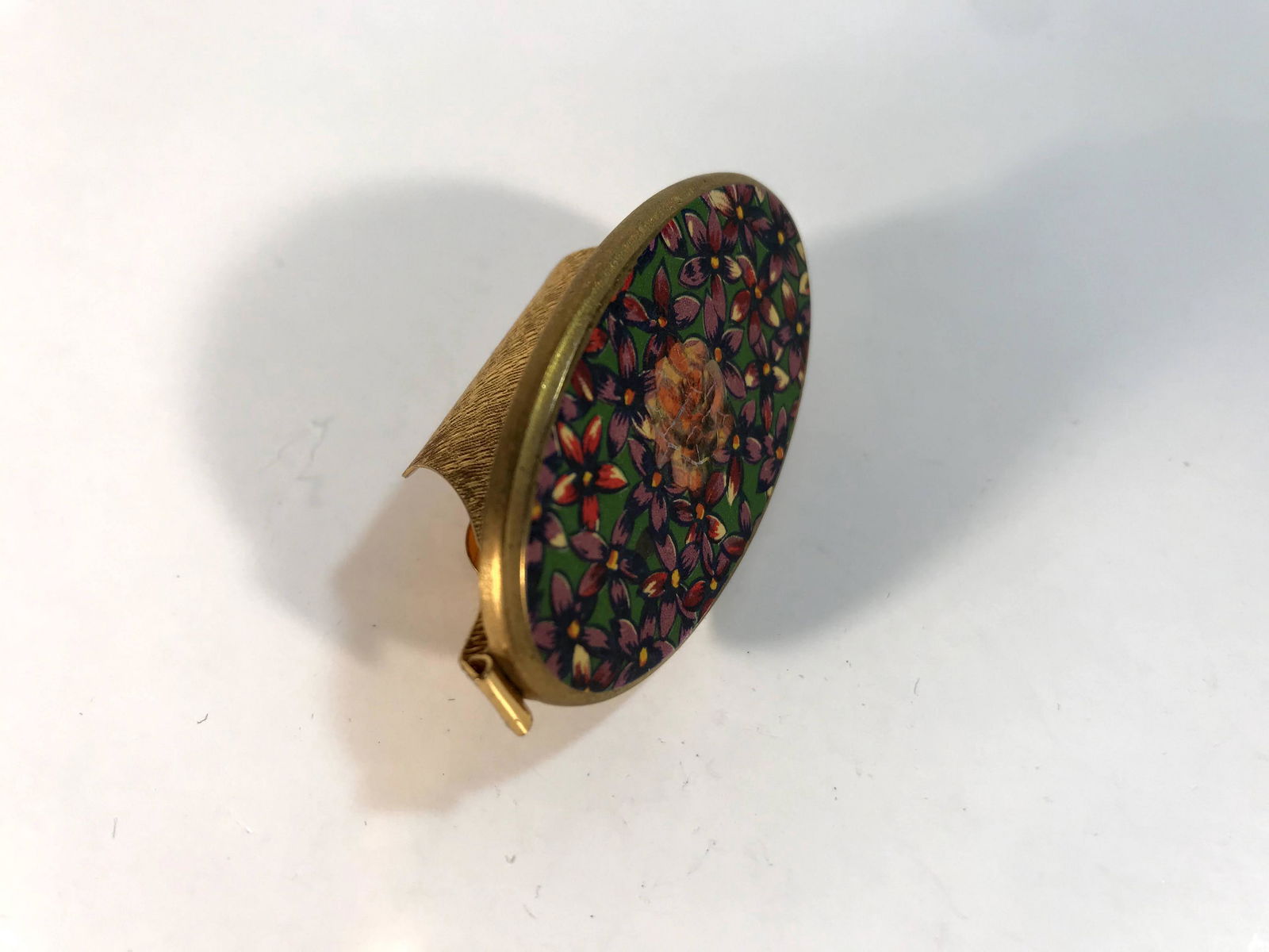 Vintage Hand Mosaic Mirror Ring (1 of 4)
