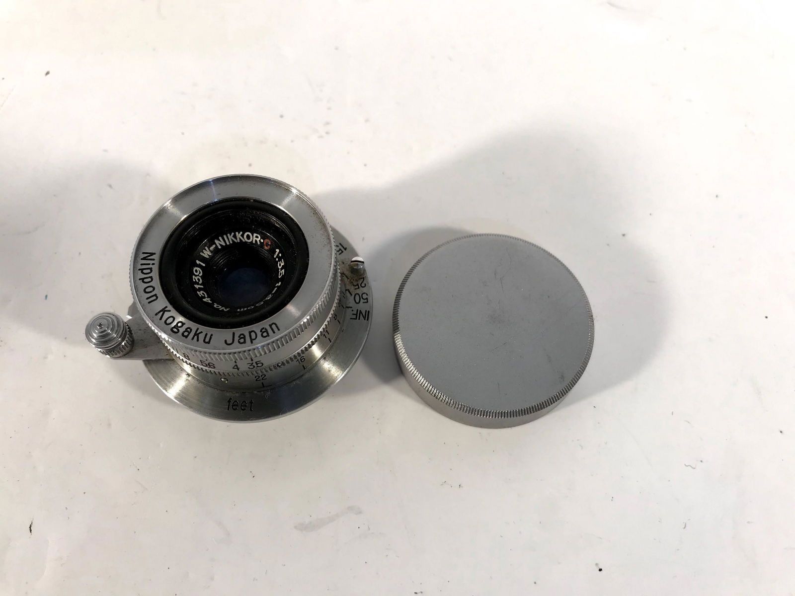 Vintage Nippon Kogaku W-Nikkor.C 3.5cm F3.5 Leica L39 (1 of 5)