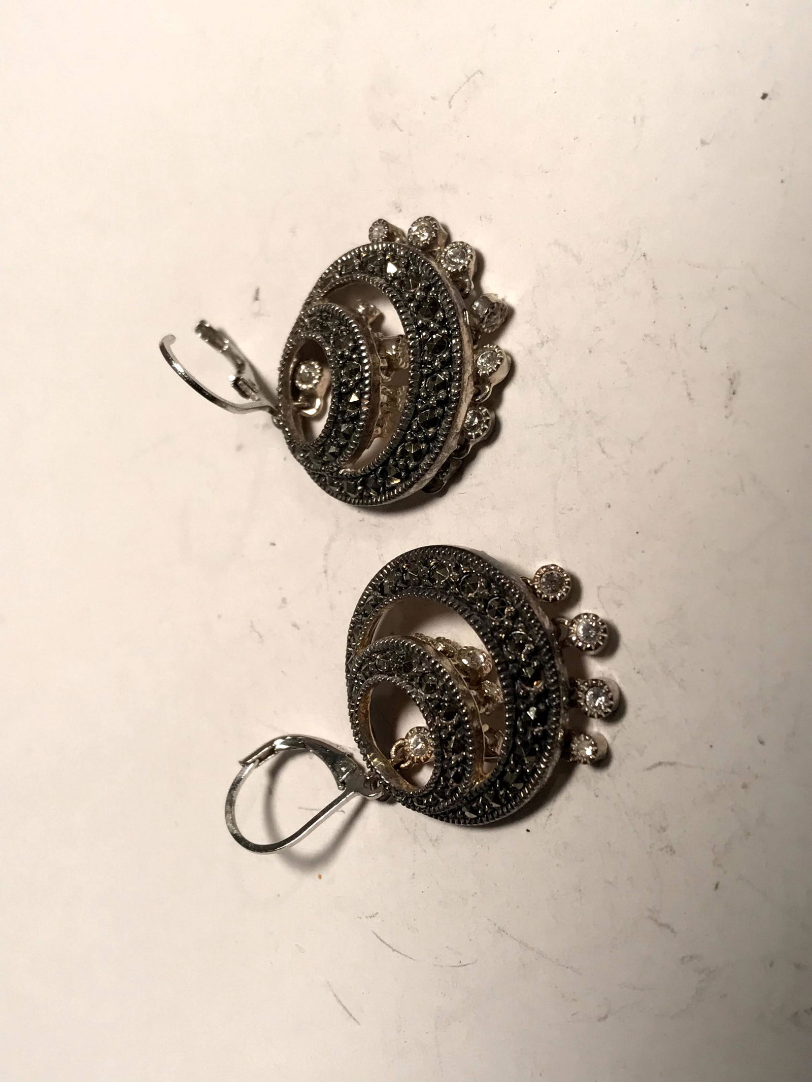 Vintage Judith Jack Sterling Silver 925 Marcasite (1 of 4)