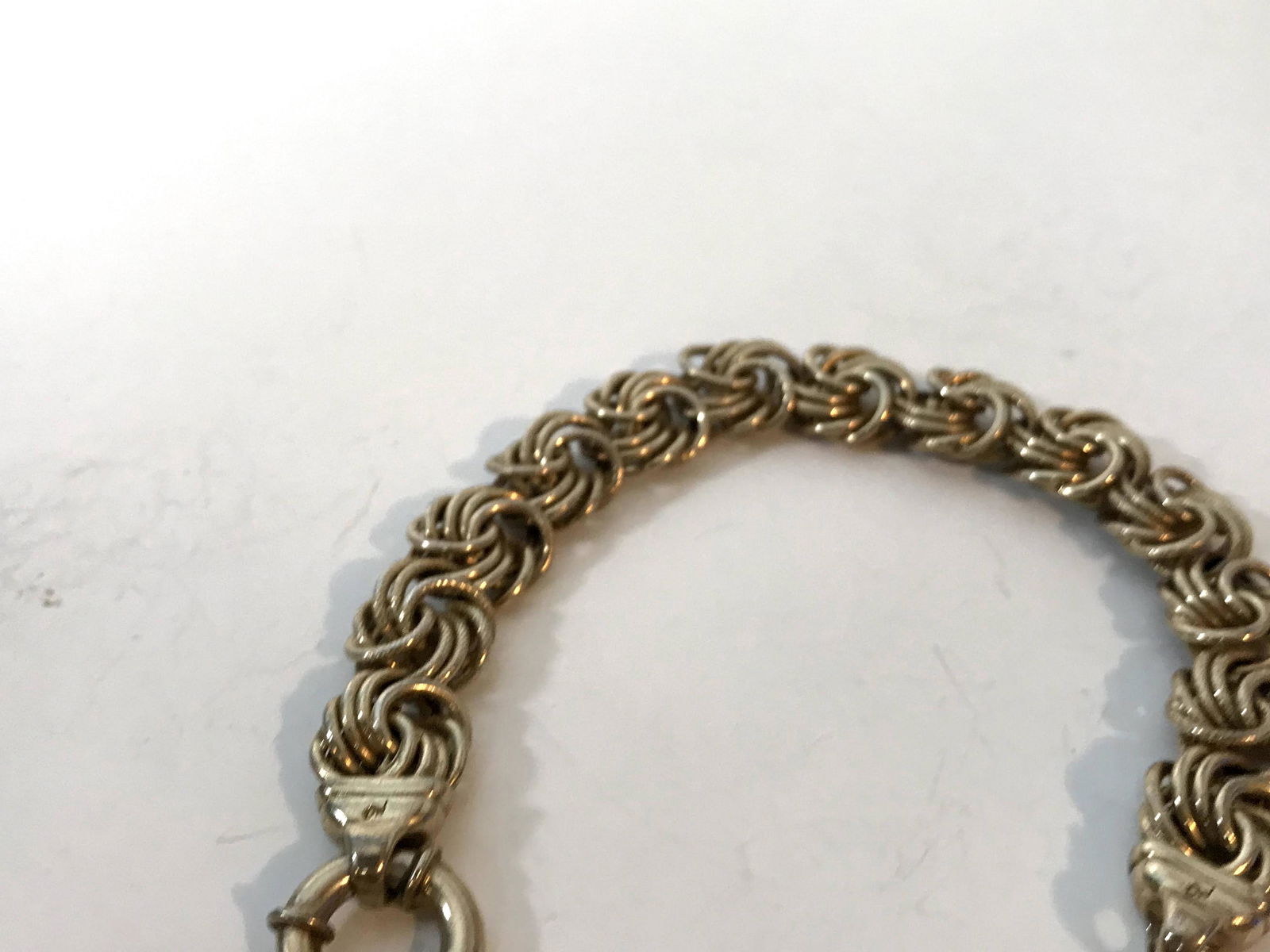 Vintage 925 Italy Sterling Silver Chunky Toggle (1 of 5)