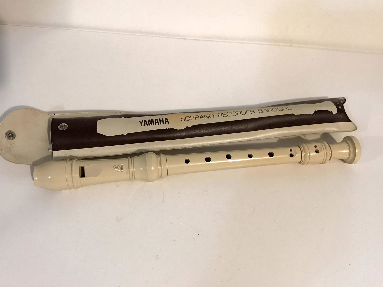 Soprano Recorder Yamaha White Baroque Music Instrument (1 of 4)