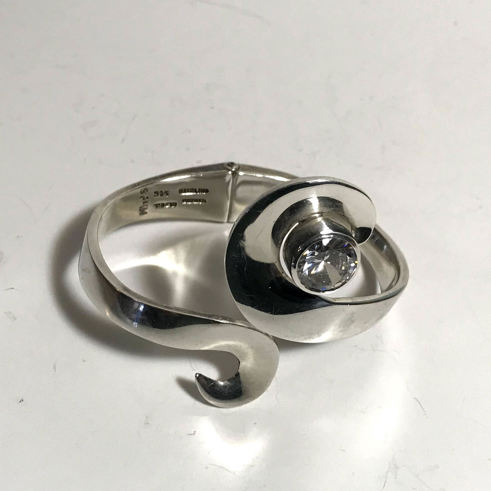 Vintage Signed Ming Sterling Silver Bracelet 60 (1 of 4)