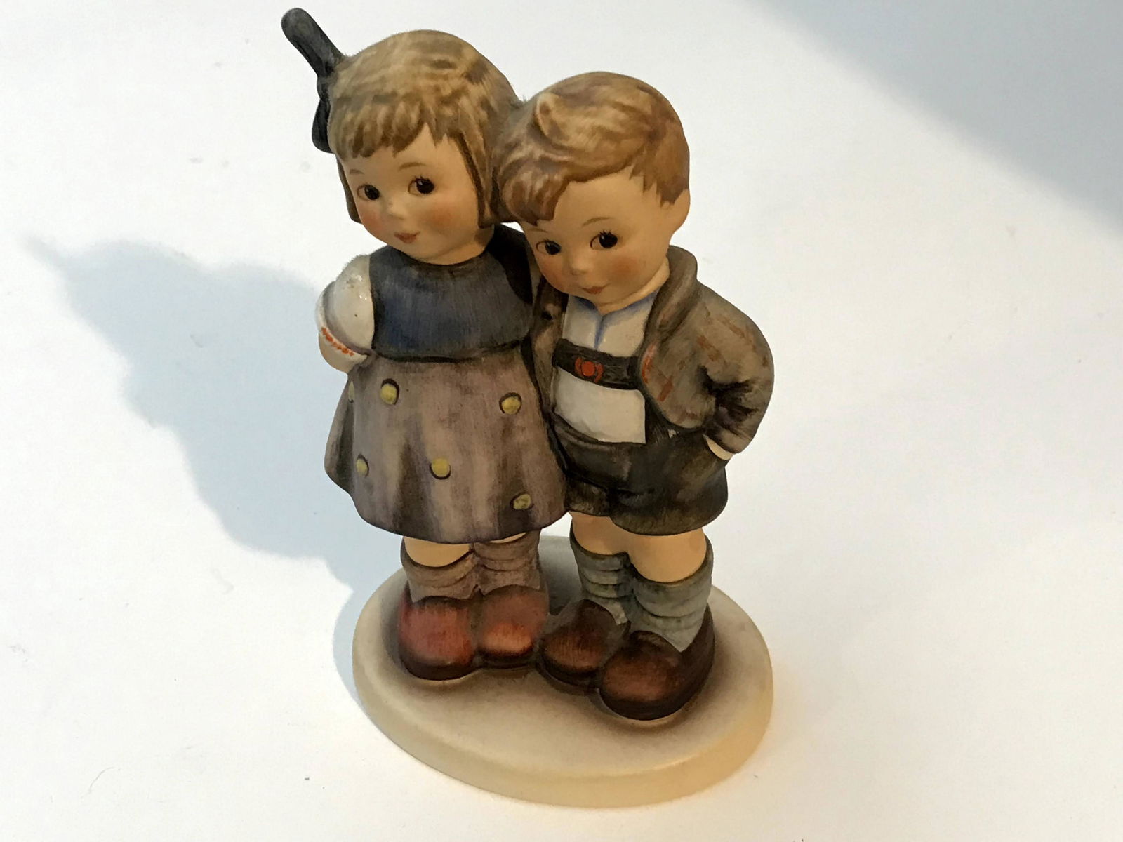 vintage Goebel Hummel "The Little Pair" Hum 449: vintage Goebel Hummel "The Little Pair" Hum 449 Please view all photos as they are part of the description and condition of this Item, Feel free to contact me with questions or picture requests! Used