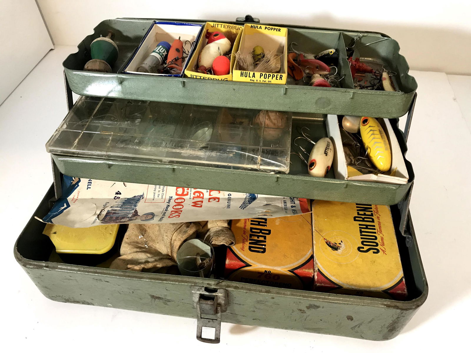 Vintage My Buddy Tackle Box Filled With Lures and Reels (1 of 7)