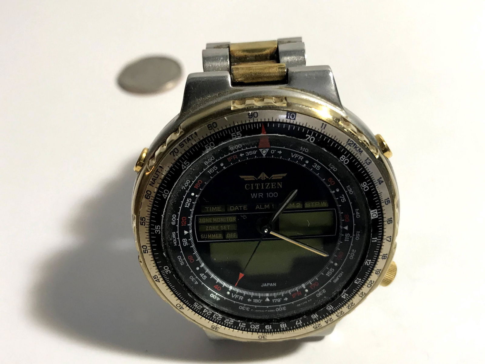 Citizen wingman WR100 vintage late 80s wing man C080 (1 of 5)