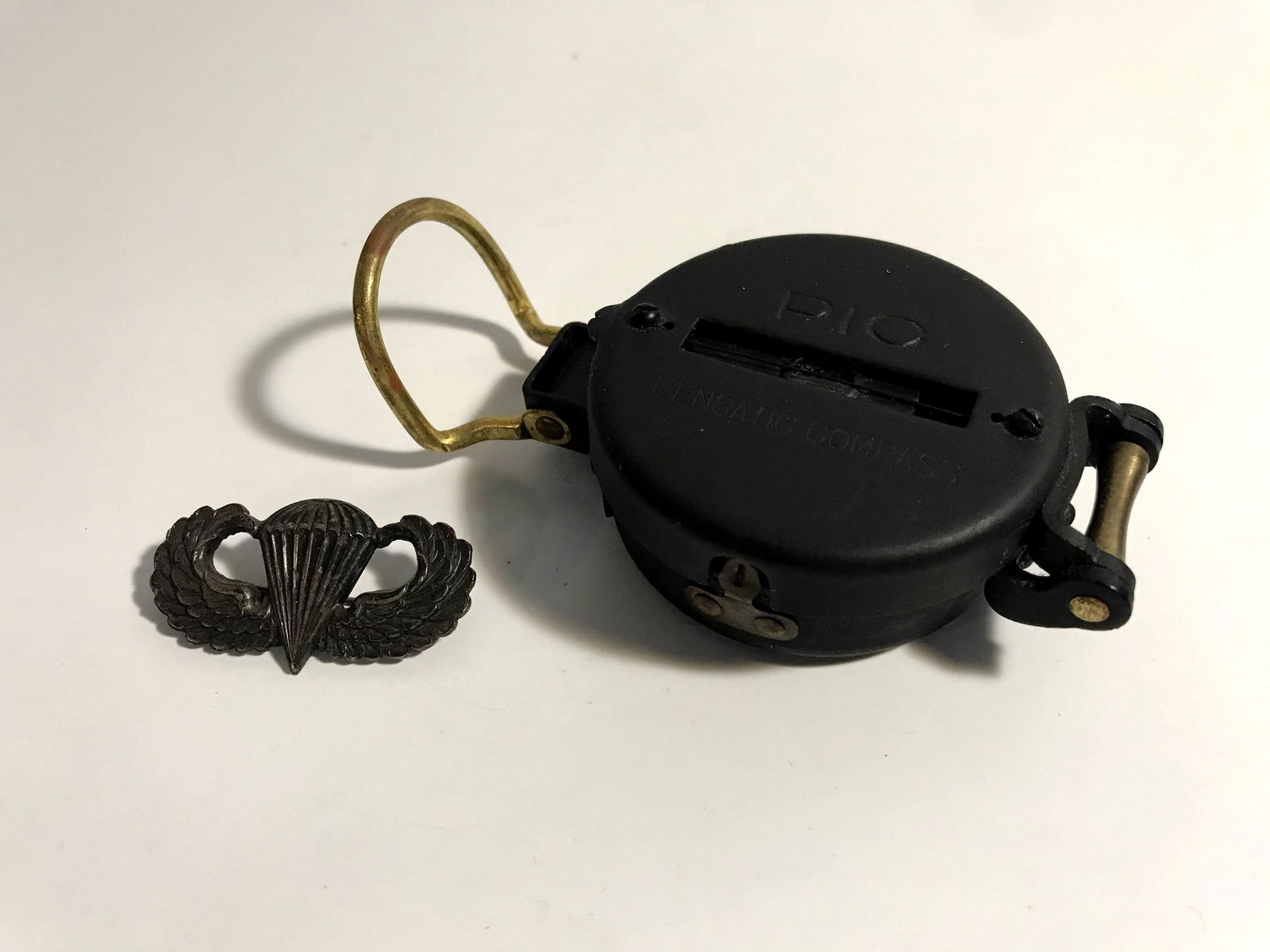 Vintage Engineer Pic Lensatic Compass & WW2 Original (1 of 4)