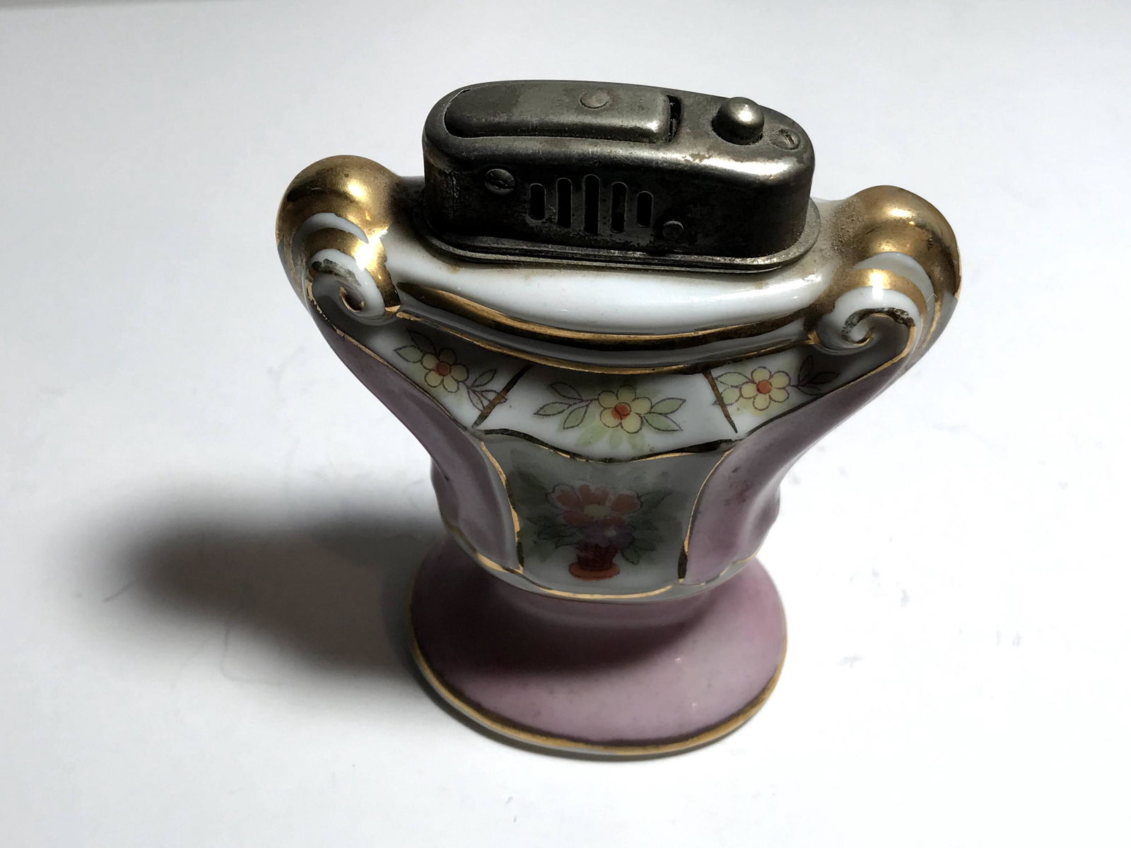 Vintage Ceramic Hand Painted Lighter Table Top Decor (1 of 4)