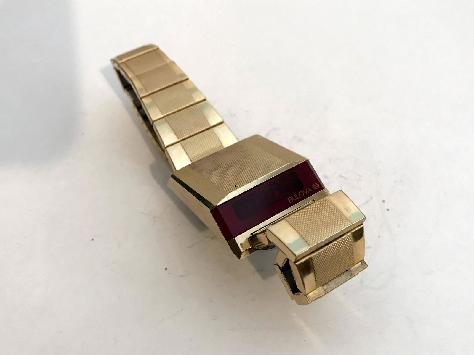 Vintage 1977 Bulova Computron Led Men's Watch Time Date (1 of 5)