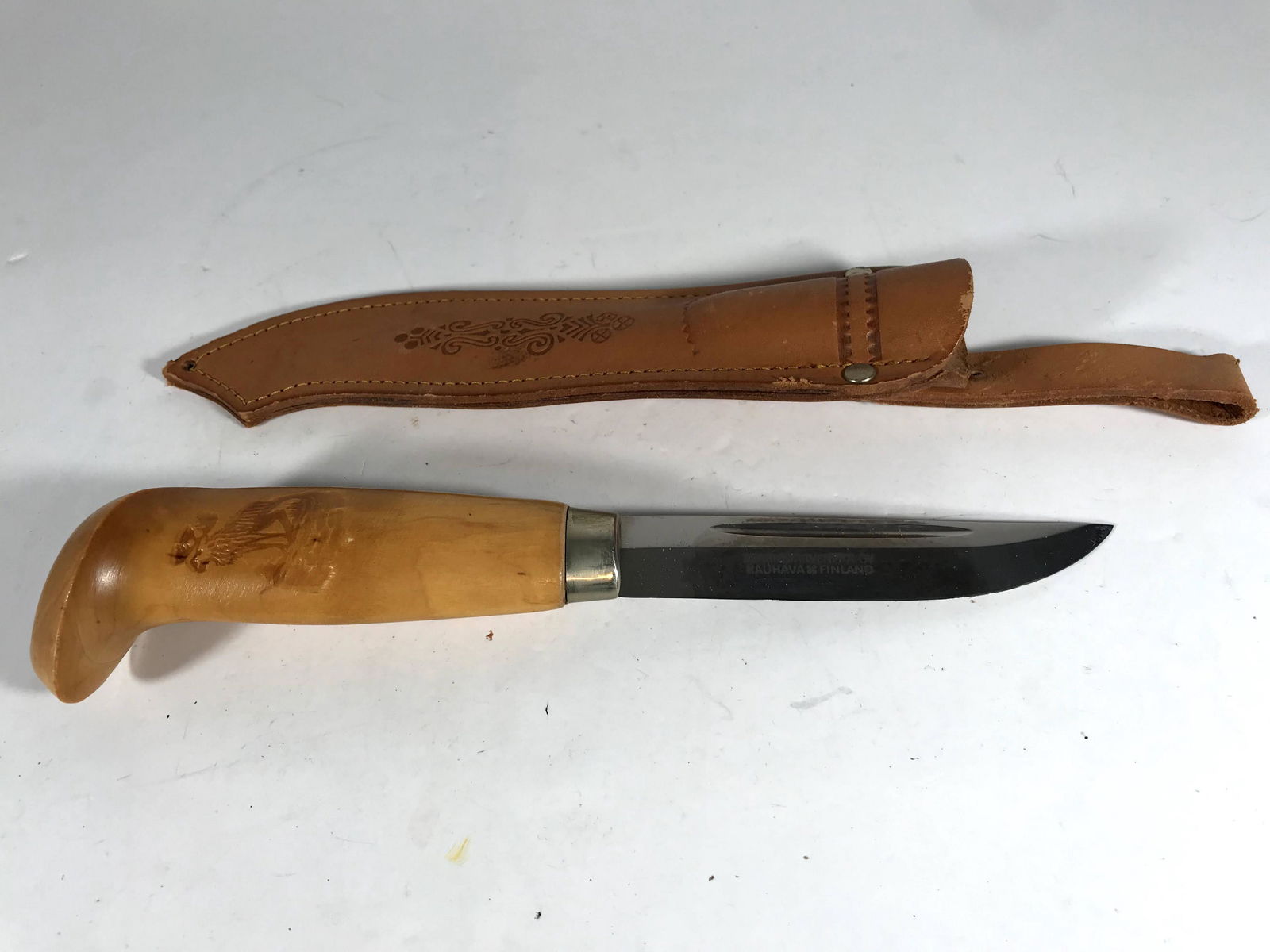Vintage Finland Finish II Sakki Fixed Blade Knife with (1 of 6)