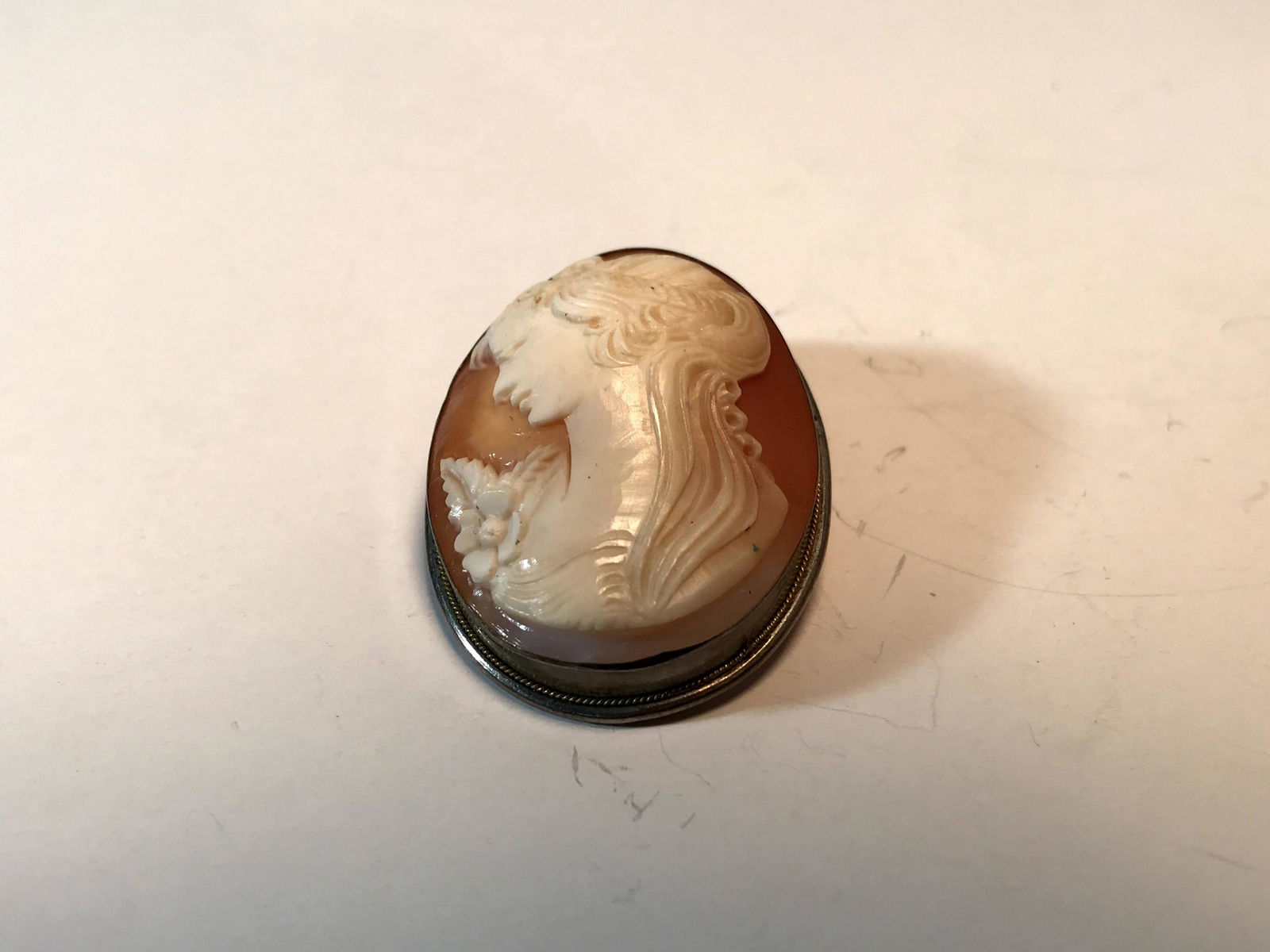 Vintage Sterling Silver Victorian Left Facing Lady (1 of 4)