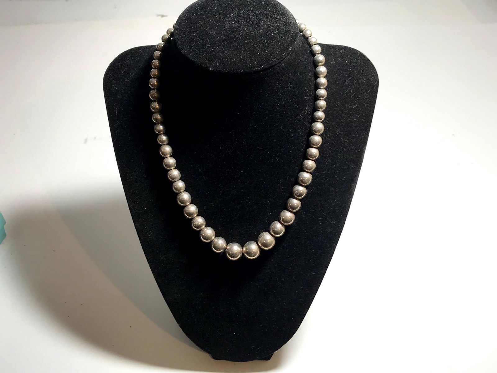 Tiffany & Co 925 Sterling Silver Graduated Bead Ball (1 of 6)