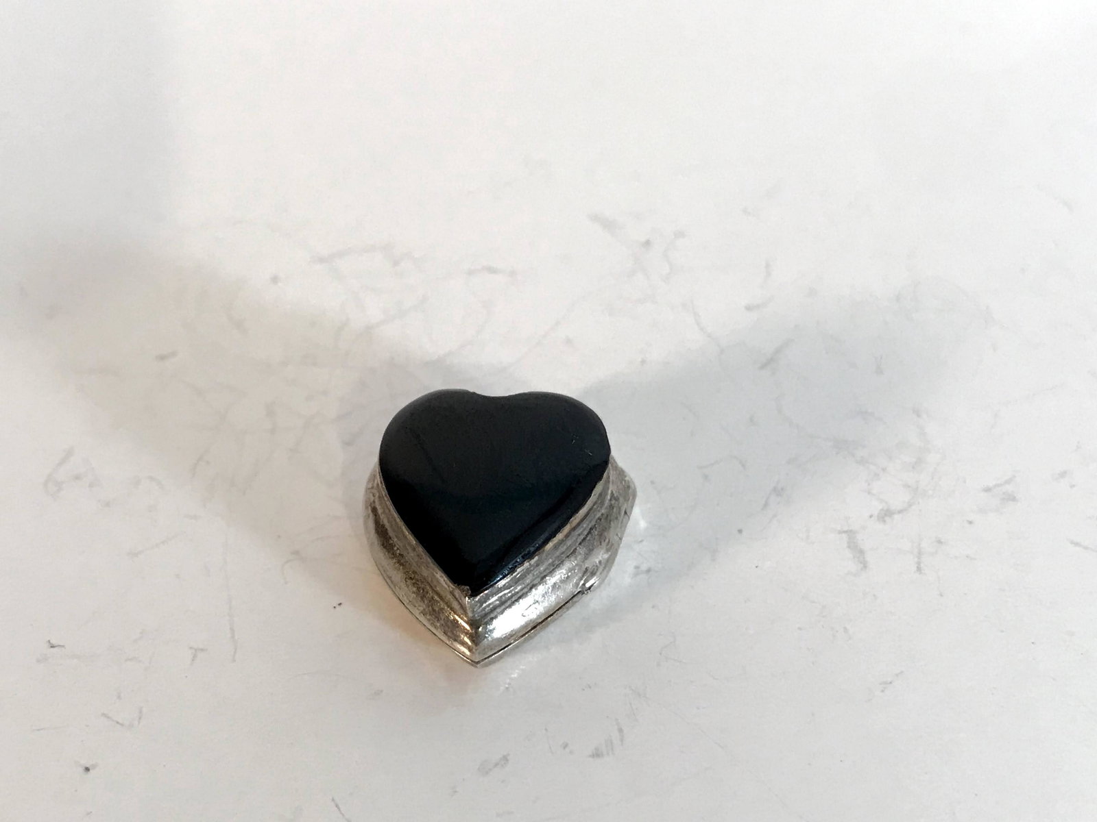Vintage Necklace Sterling Silver Onyx Pendant Locket: Vintage Necklace Sterling Silver Onyx Pendant Locket Please view all photos as they are part of the description and condition of this Item, Feel free to contact me with questions or picture requests! 
