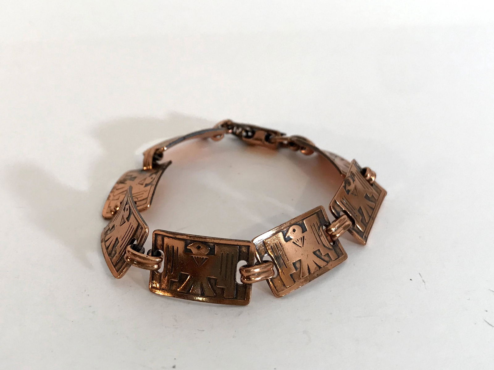 Vintage solid Copper Bracelet (1 of 4)