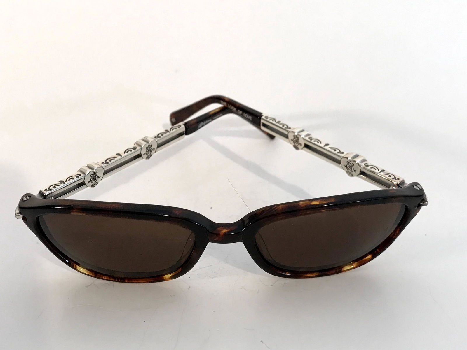 Vintage Brighton Sunglasses Handmade Brown (1 of 4)