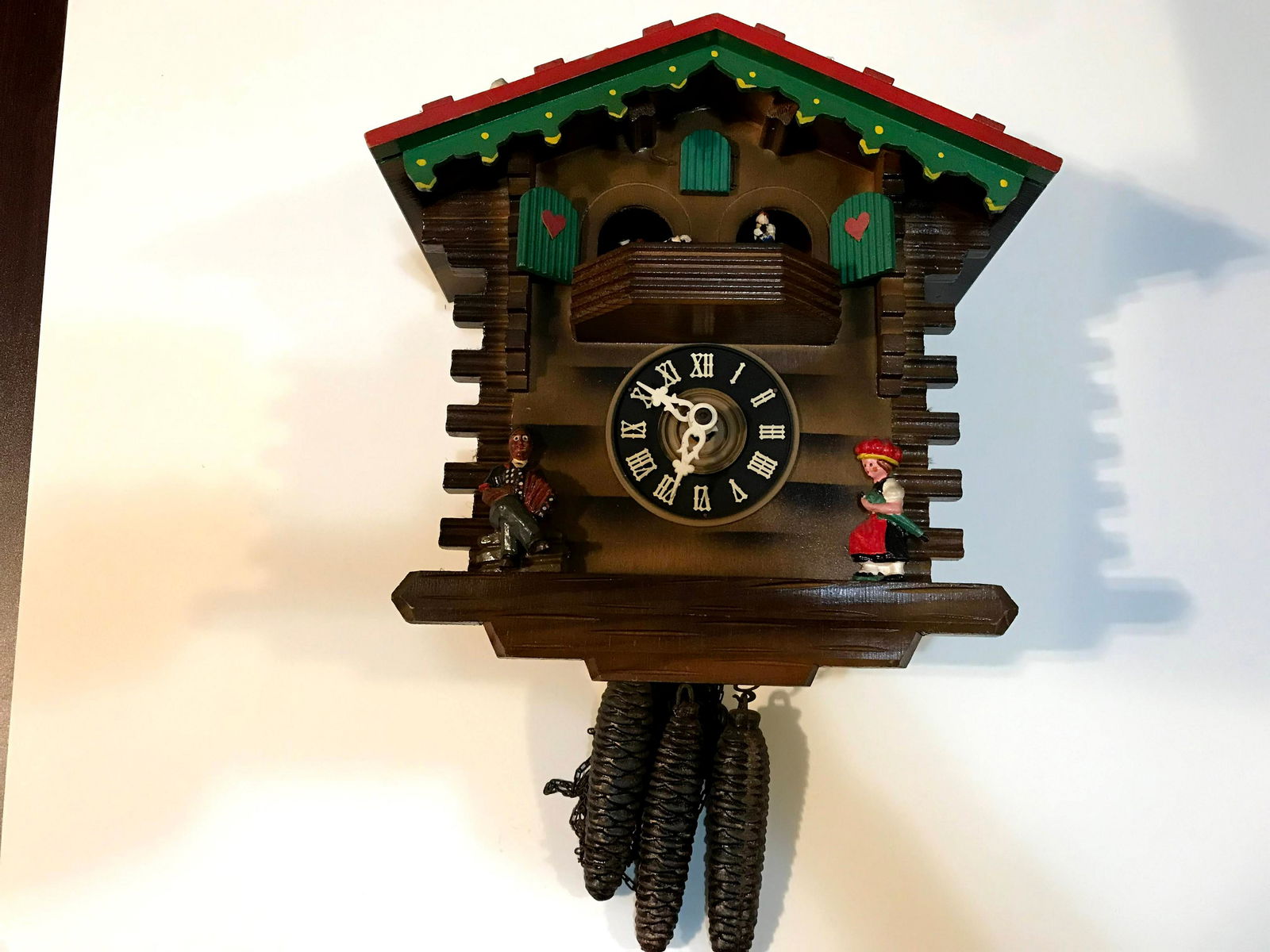 Working 1968 West German Cuckoo Clock 1 Day Chalet (1 of 6)