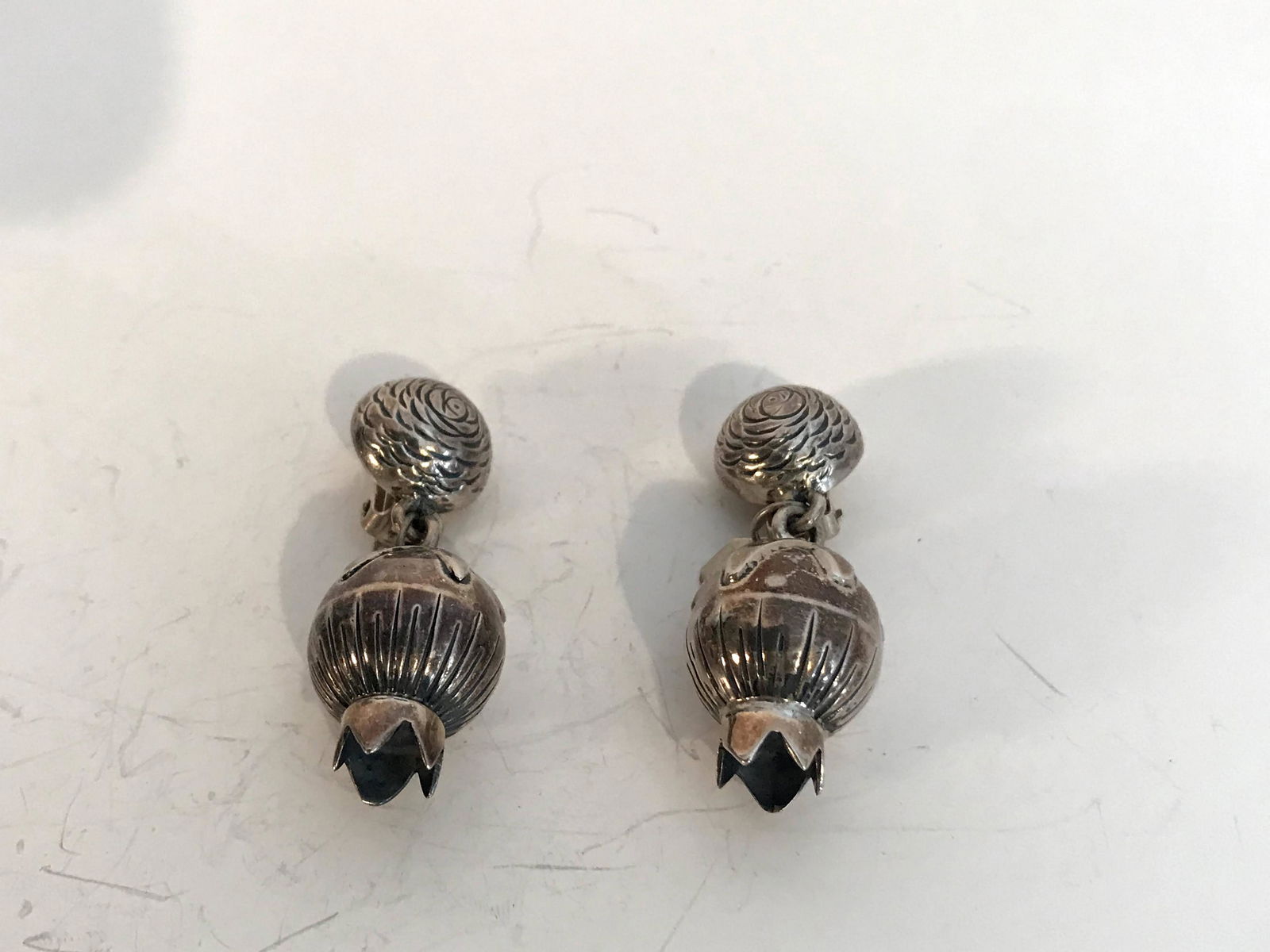 Beautiful Vintage Sterling Silver 925 Dangle Earrings (1 of 4)