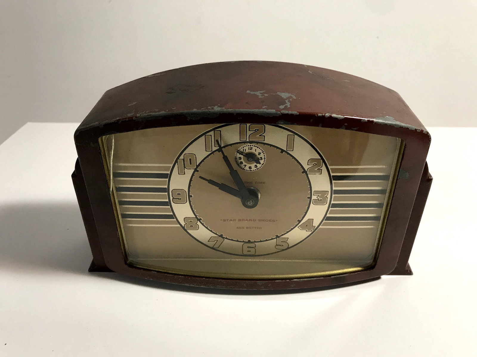 RARE Vintage 1940s LUX Clock Mfg. Co Alarm Clock - (1 of 5)
