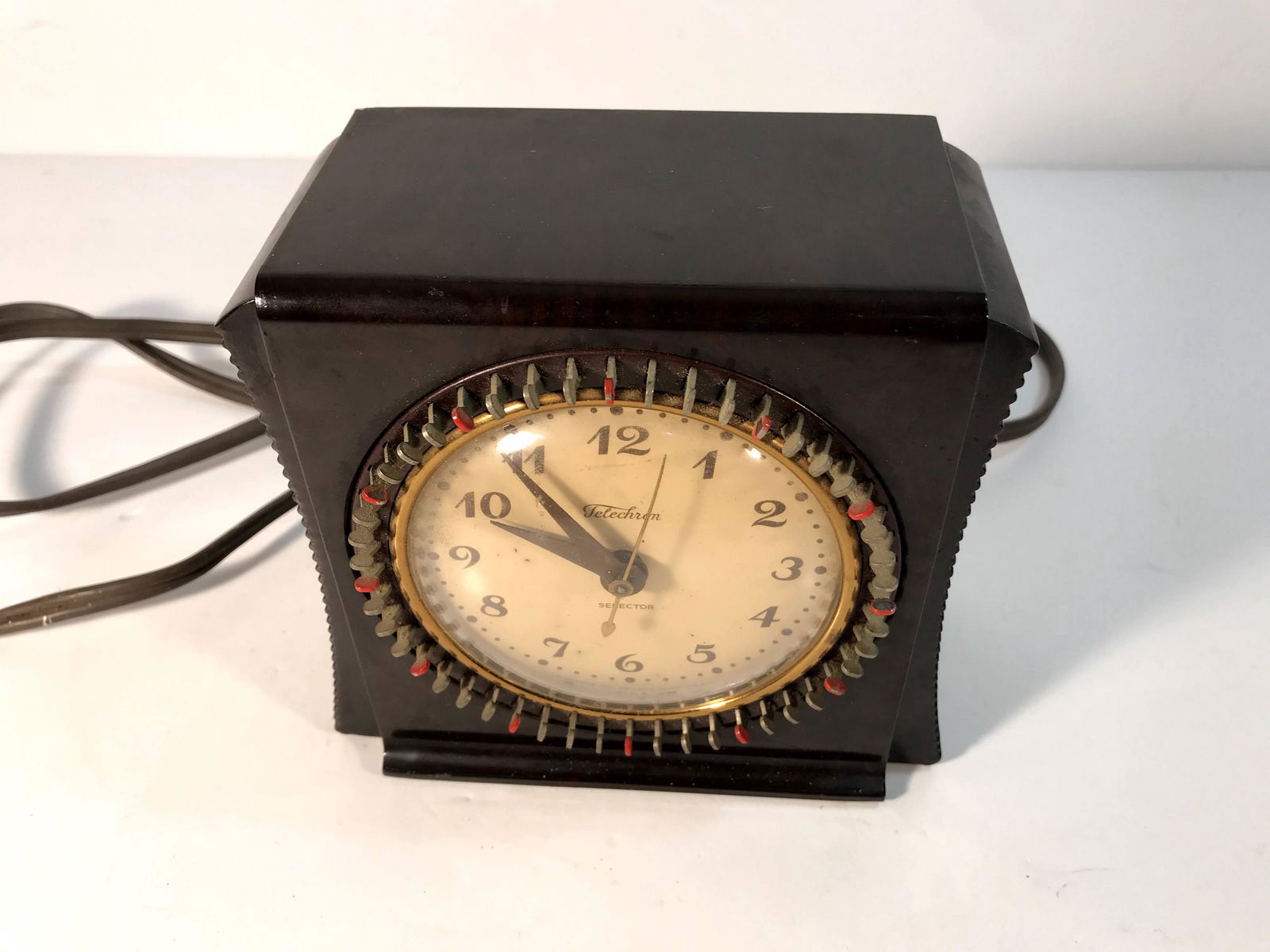 Telechron Selector Shelf Clock Model 8H55 Circa 1940s Nov 28, 2021