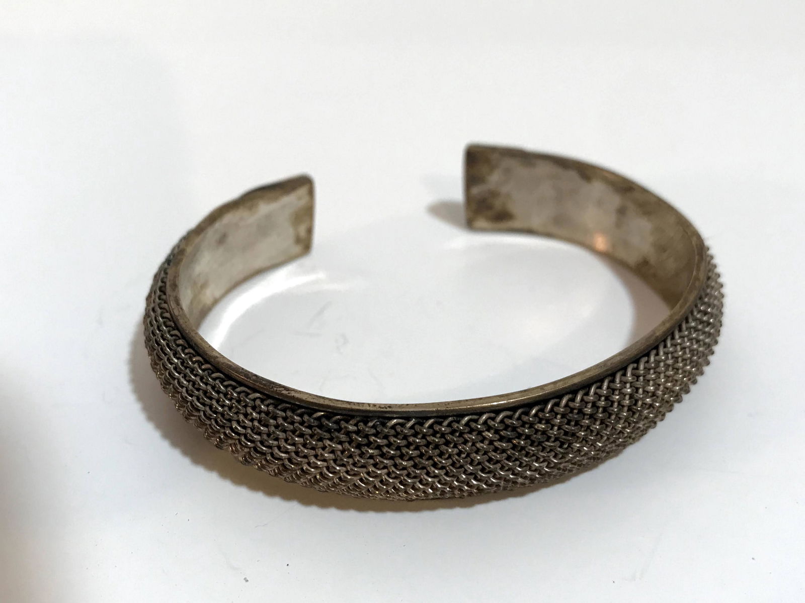 Vintage Sterling Silver mesh Bracelet 2 1/2Ã¢Â€ (1 of 3)