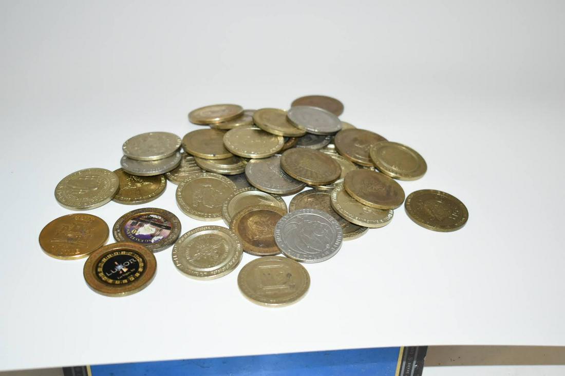 grab bag Lot of 40 Vintage $1 Casino Slot Coins (1 of 3)
