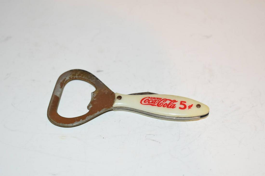 Vintage Coca Cola Pocket Knife Can Opener Circa 1940'S (1 of 4)