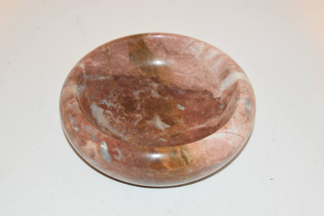 Marble Vintage Ashtray Pink Coloration (1 of 3)