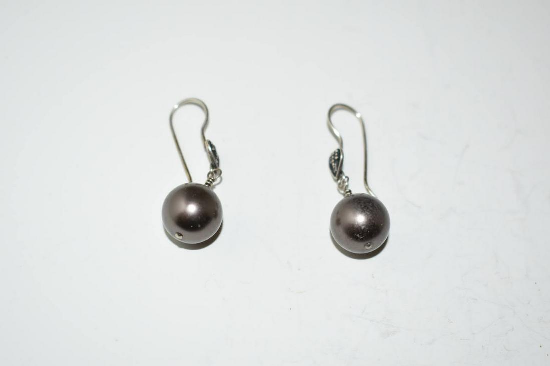 Vintage Sterling Silver ball Earrings (1 of 3)