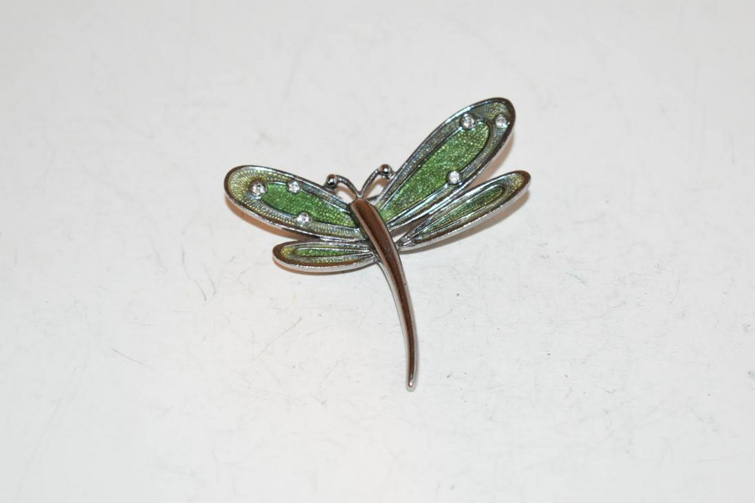 Vintage Liz Claiborn dragon fly Brooch (1 of 3)