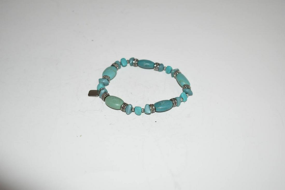 Vintage Chaps Turquoise bead Bracelet (1 of 3)