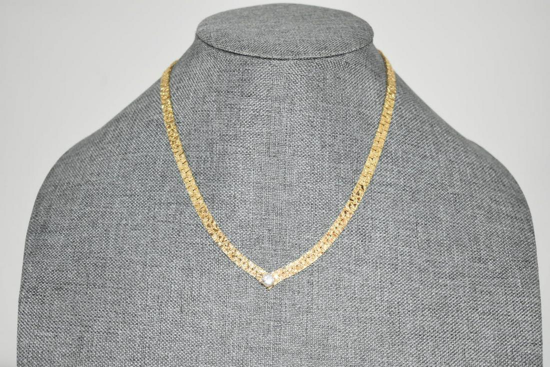 Vintage Signed Monet Gold Tone Necklace Choker 12": Vintage Signed Monet Gold Tone Necklace Choker 12" Please view all photos as they are part of the description and condition of this Item, Feel free to contact me with questions or picture requests! Us