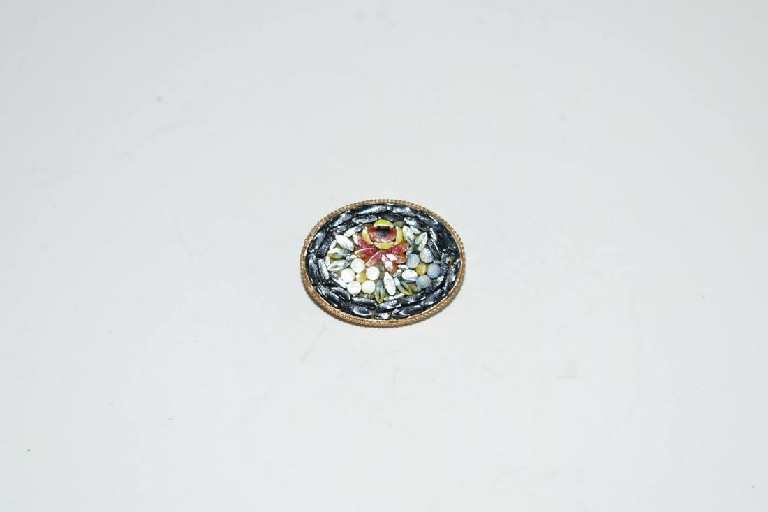 Vintage Micro Mosaic Brooch Italian (1 of 3)