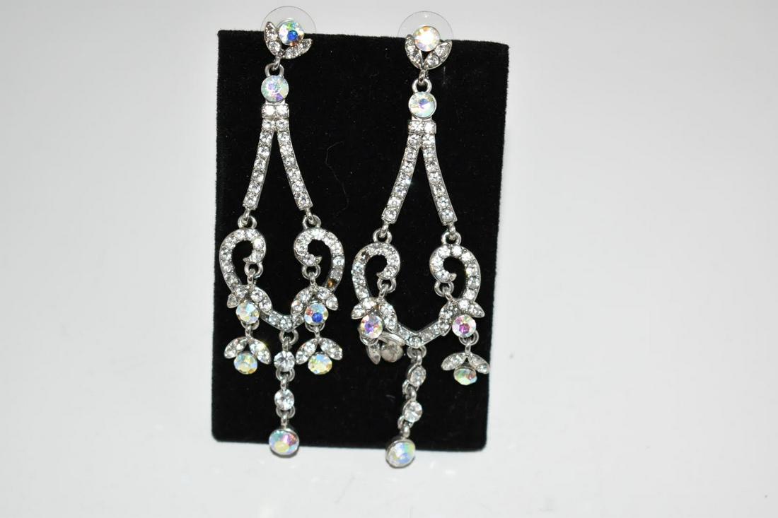 Vintage Elegant rhinestone Earrings (1 of 3)