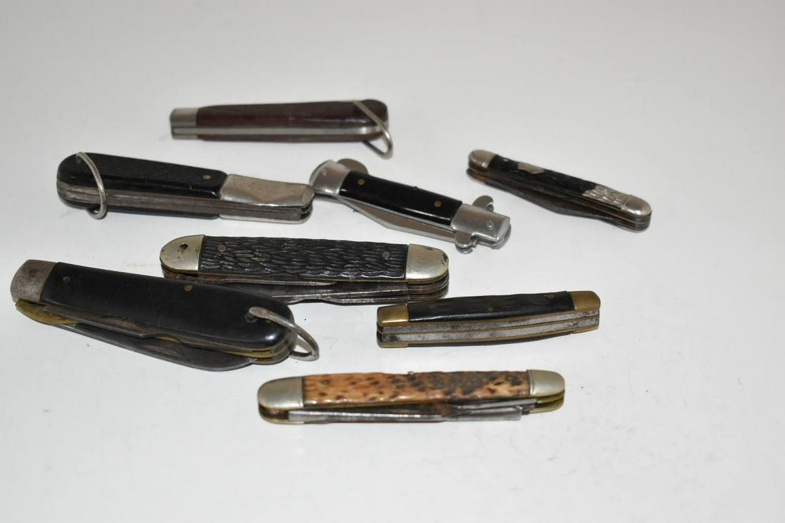 Vintage Lot Of 8 Pocket knifes (1 of 3)