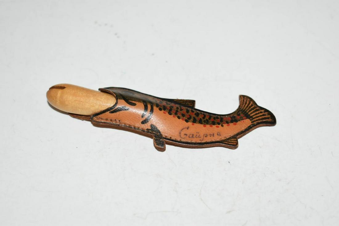 Vintage Mini Fish Knife & Sheath (1 of 3)