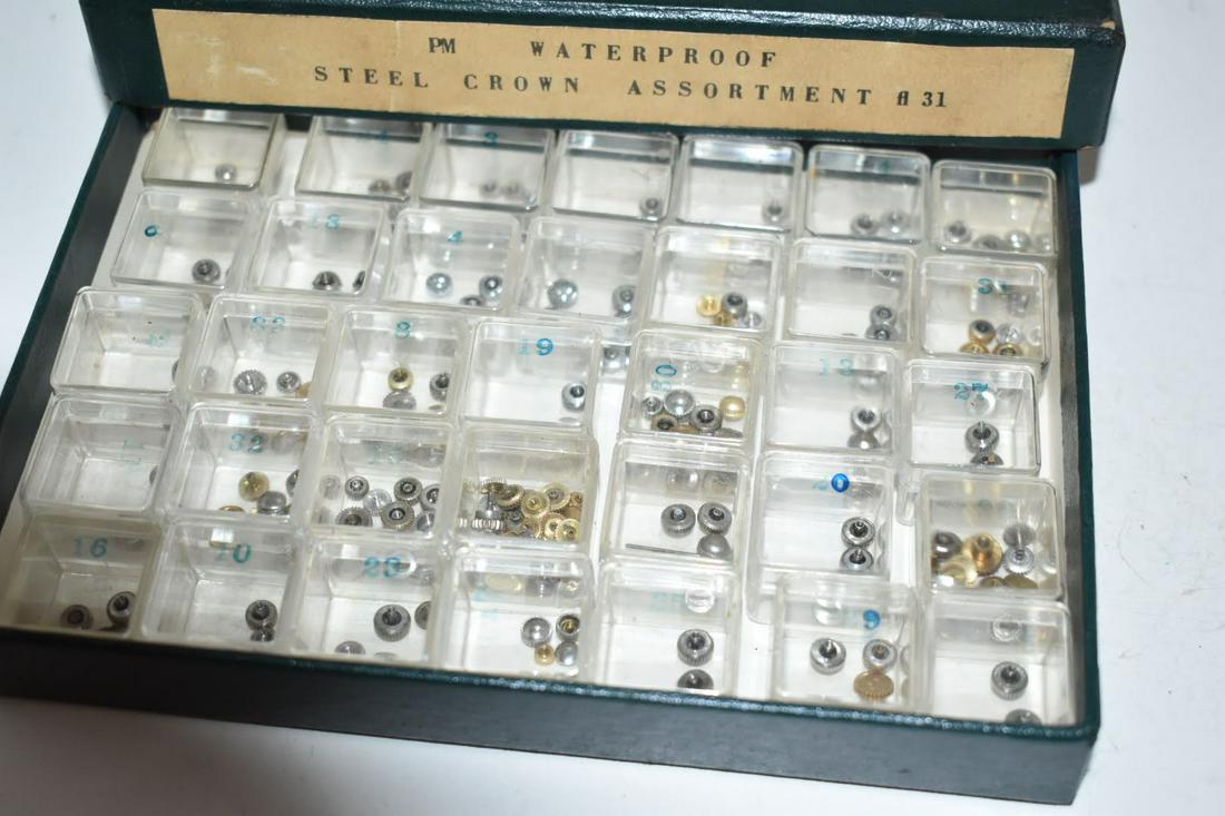 New Old Stock Borel Assorted Watch Crown Watchmaker: New Old Stock Borel Assorted Watch Crown Watchmaker Replacement Parts Please view all photos as they are part of the description and condition of this Item, Feel free to contact me with questions or p
