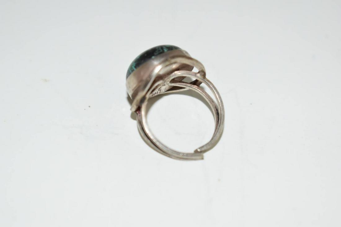 Vintage Sterling Silver Rhinestone Ring 8. (1 of 4)