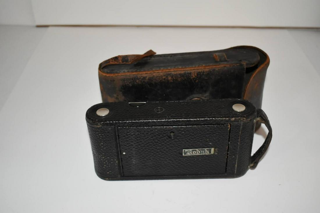 Kodak No. 1A Kodak Jr. Antique Camera With Leather Case (1 of 7)
