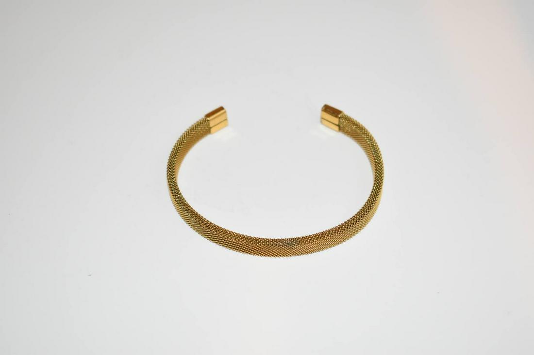 Vintage Brass Mesh Bracelet 2 1/2" (1 of 3)