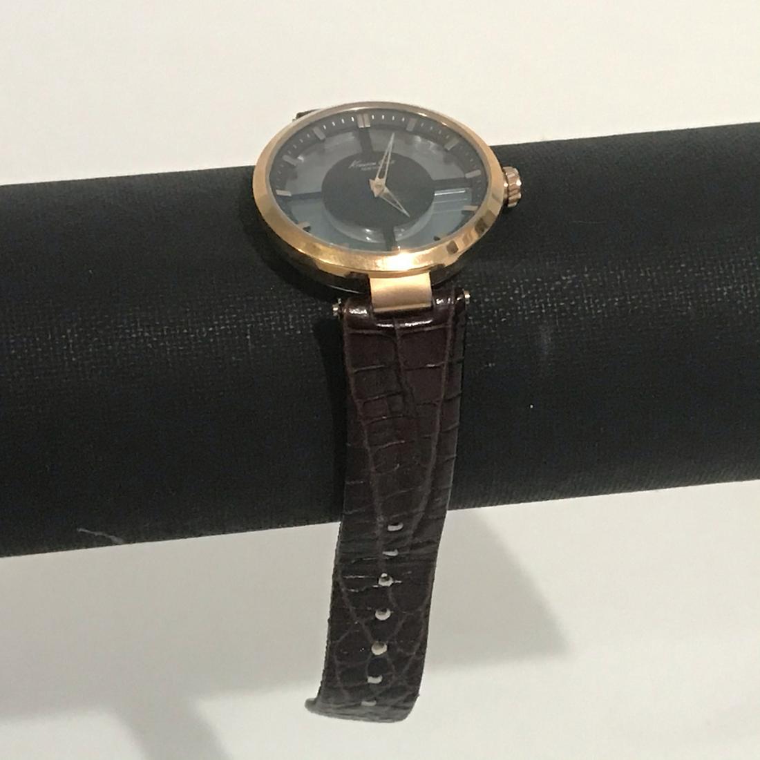 Kenneth Cole Transparent Brown Stainless & Leather (1 of 7)