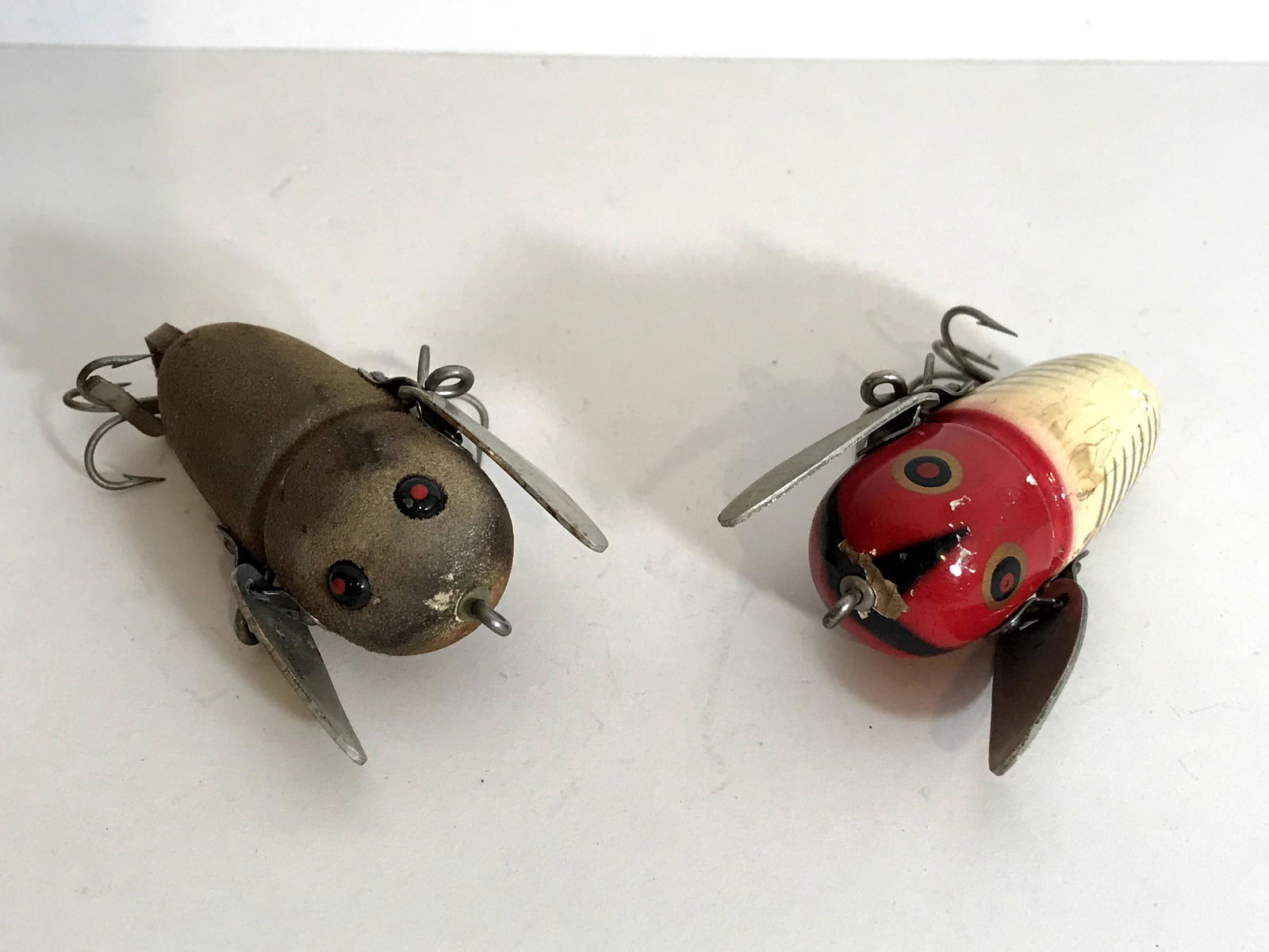 Vintage Set of Heddon Crazy Crawlers (1 of 6)