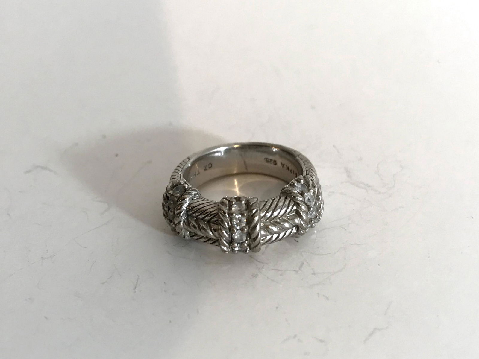 Vintage Judith Ripka Sterling Silver Ring 6 (1 of 4)