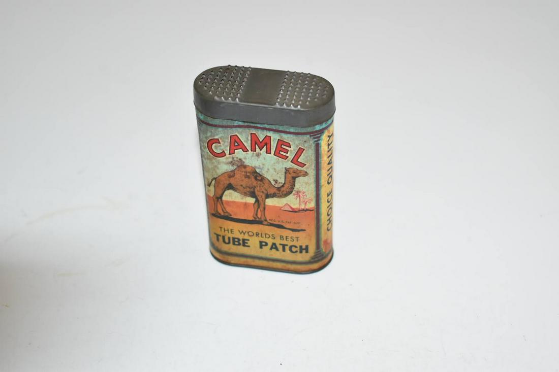 Vintage Camel Tire Tube Patch Repair Kit Tin & (1 of 3)