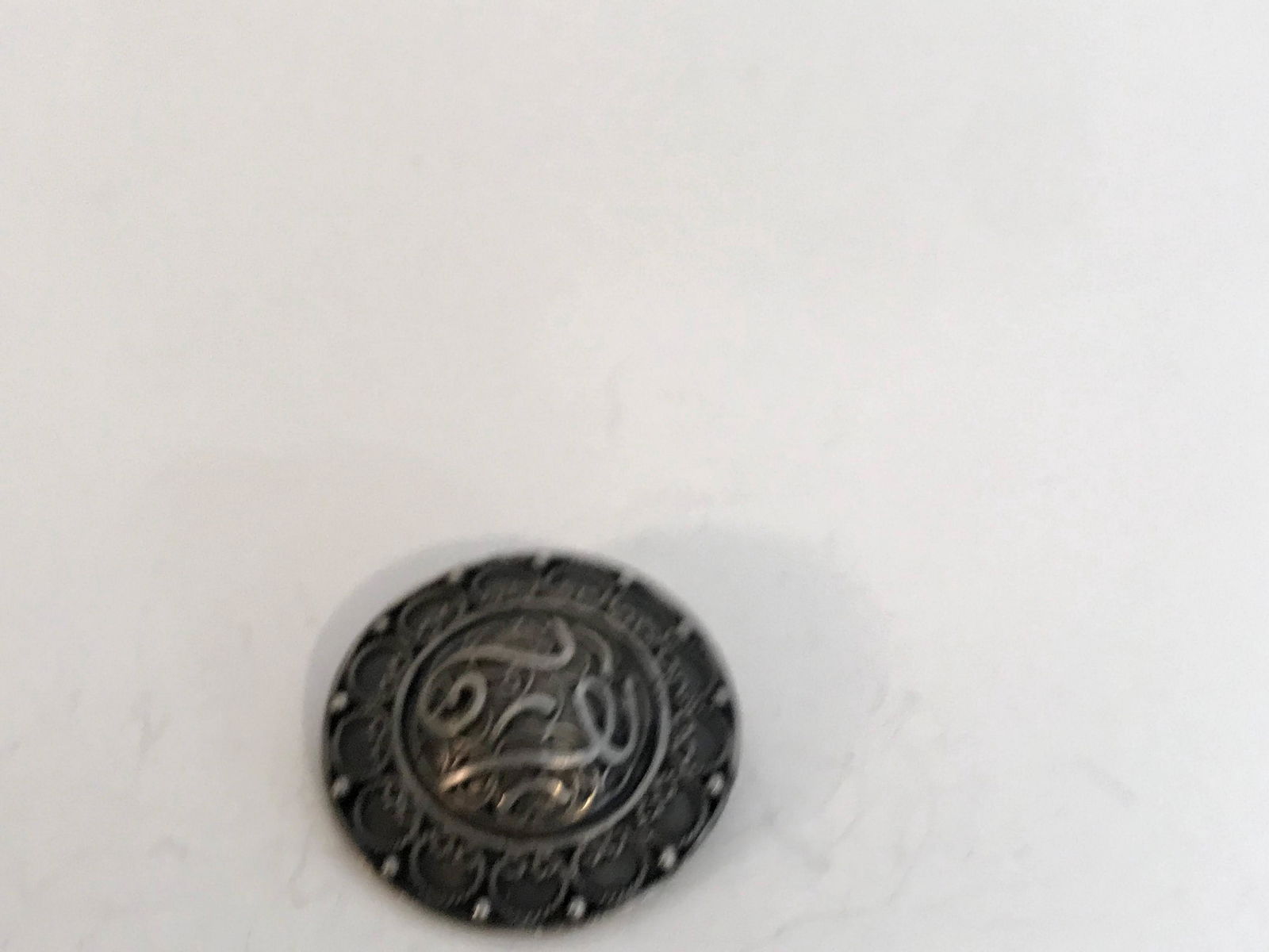 Vintage Navajo Southwestern Sterling Silver Concho Pin (1 of 4)