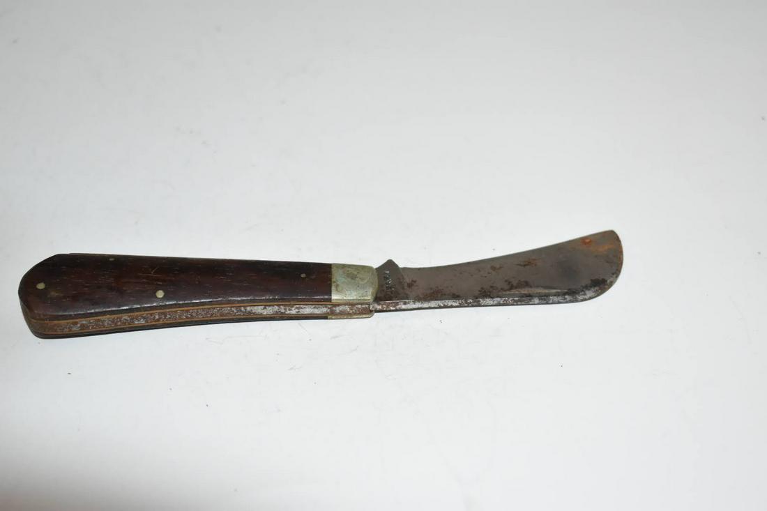 Vintage KA-BAR Hawkbill Sailorâ€™s Rope Pocket Knife (1 of 3)