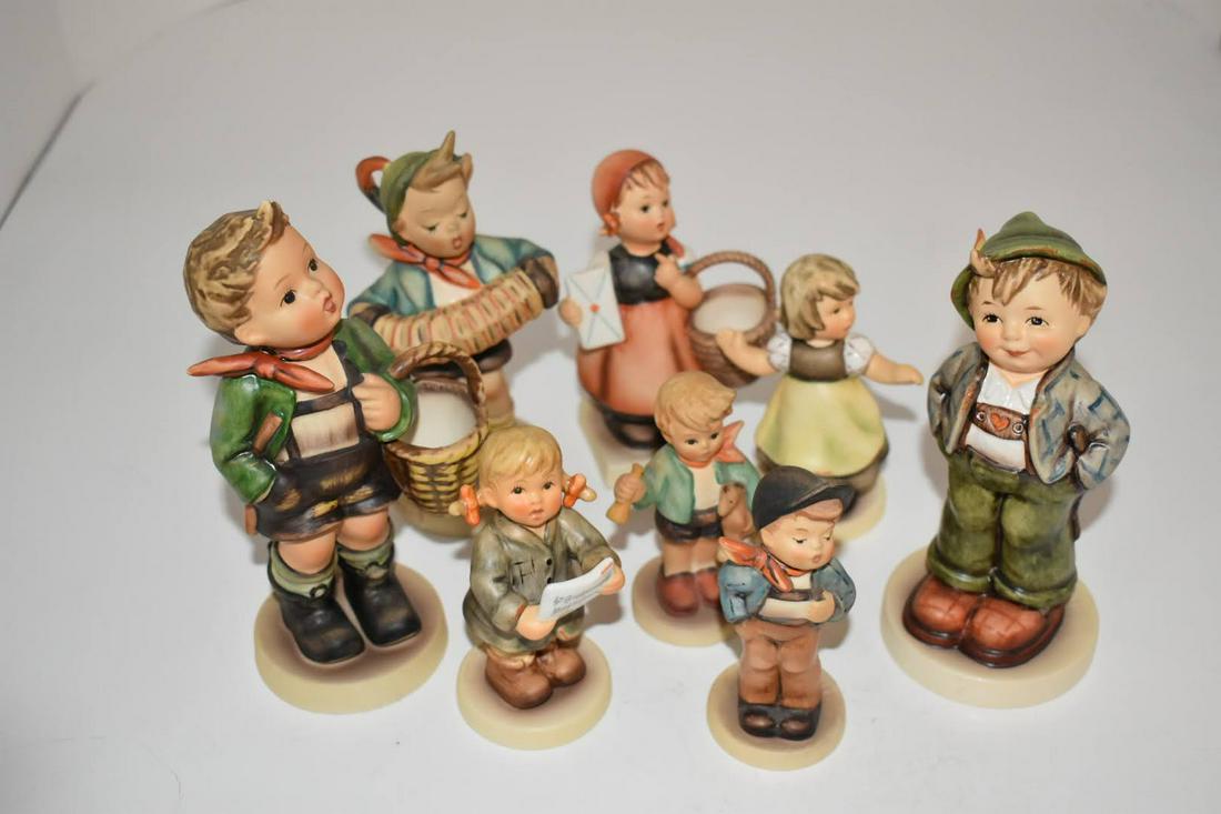 Vintage Lot of 8 Hummels #185 #13/210 # 2182 #560 #259/C #912/B #429 #51/0 (1 of 4)